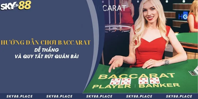 Hướng dẫn chơi baccarat dễ thắng và quy tắc rút quân bài