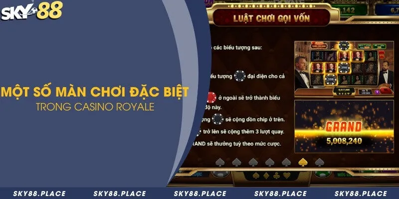 Một số màn chơi đặc biệt trong Casino Royale 